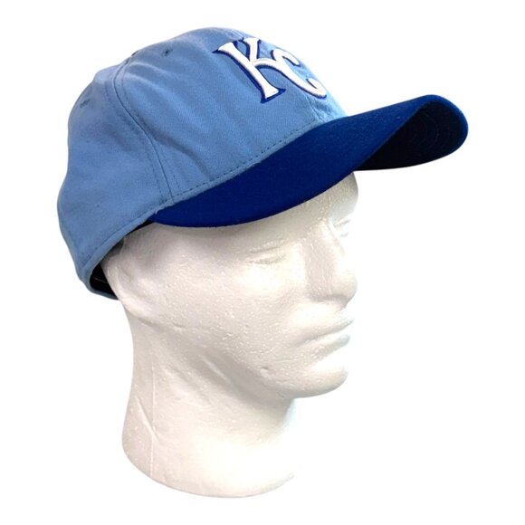 New Era Cool Base Retro Kansas City Royals Blue Baseball Cap 7 5/8 MLB Authentic - Picture 7 of 12